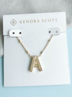 Kendra Scott Letter A Necklace